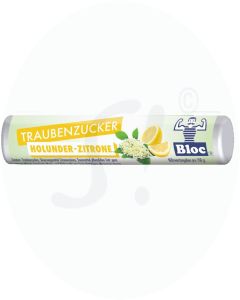 Bloc Traubenzucker Holunder-Zitrone 42 g