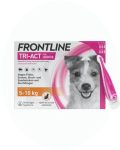 Frontline Tri-Act für Hunde 5-10kg 6 Stk.