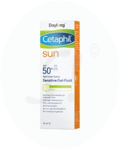 Cetaphil Sun Daylong Sensitive Gel-Fluid Gesicht SPF 50+ 50 ml