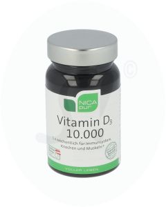 Nicapur Vitamin D3 10.000 Kapseln 60 Stk.