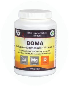 Boma Calcium Magnesium Vitamin D Tabletten 120 Stk. (Rezeptfrei)