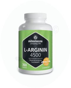L-Arginin 4500 mg Kapseln 360 Stk.