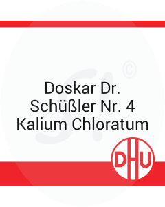 Doskar Dr. Schüßler Nr. 4 Kalium Chloratum DHU 20 g D 12 Tabletten