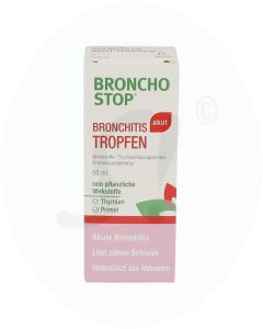 BRONCHOSTOP Bronchitis akut Tropfen 50 ml