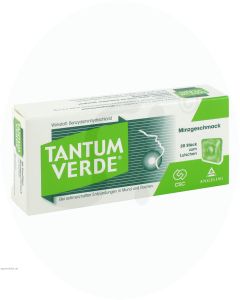 Tantum Verde 3 mg Pastillen mit Minzgeschmack 20 Stk.
