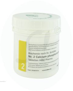 Schüßler Nr. 2 Calcium Phosphoricum Adler Pharma 250 g D 6