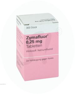 Zymafluor Tabletten 300 Stk. 0,25 mg 
