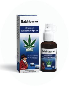 Baldriparan Einschlaf-Spray mit Melatonin + Hanf 30 ml
