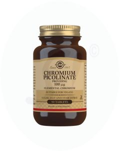 SOLGAR Chromium Picolinat 100 µg Tabletten 90 Stk.