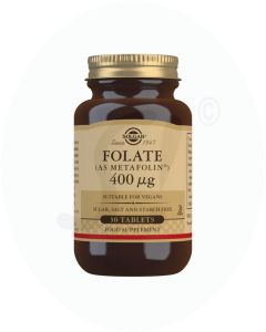 SOLGAR Folate Metafolin 400 µg Tabletten 50 Stk.