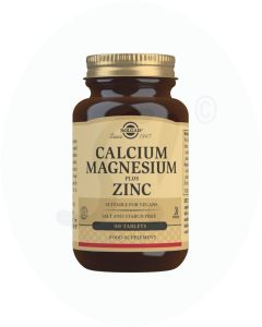 SOLGAR Kalzium, Magnesium + Zink Tabletten 100 Stk.