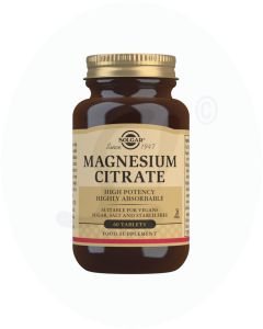 SOLGAR Magnesium Citrat Tabletten 60 Stk.