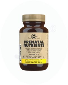 SOLGAR Prenatal Nutrients Tabletten 60 Stk.