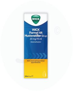WICK Formel 44 Hustenstiller-Sirup 20 mg / 15 ml 120 ml
