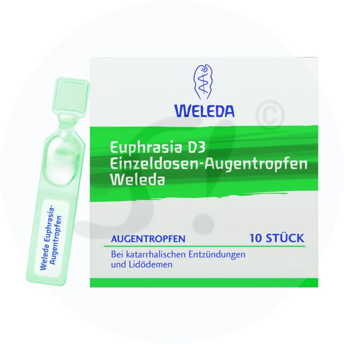 Weleda Euphrasia D 3 Augentropfen Einzeldosen-Essenz 10 Stk.